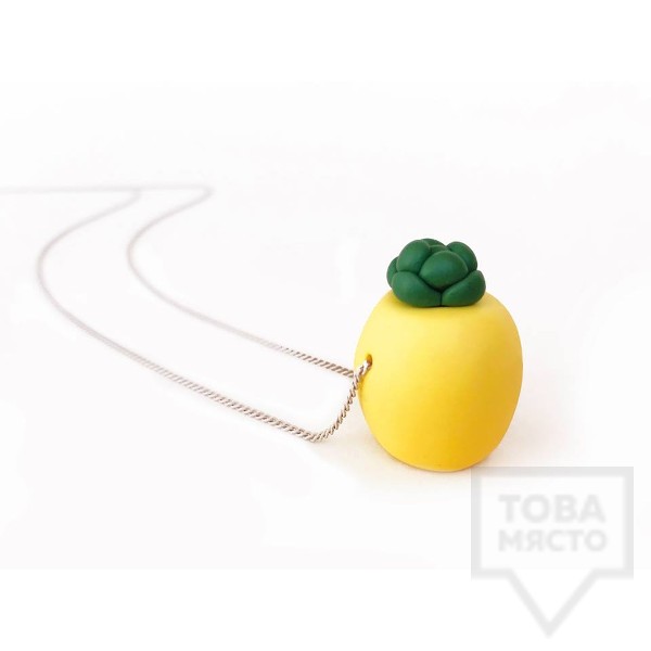 Ръчно изработено колие  3va - Lemon 